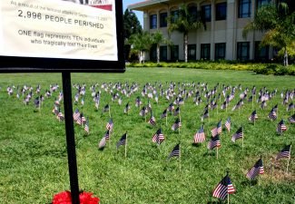 9-11 Heath Lawn 10 year anniversary memorial